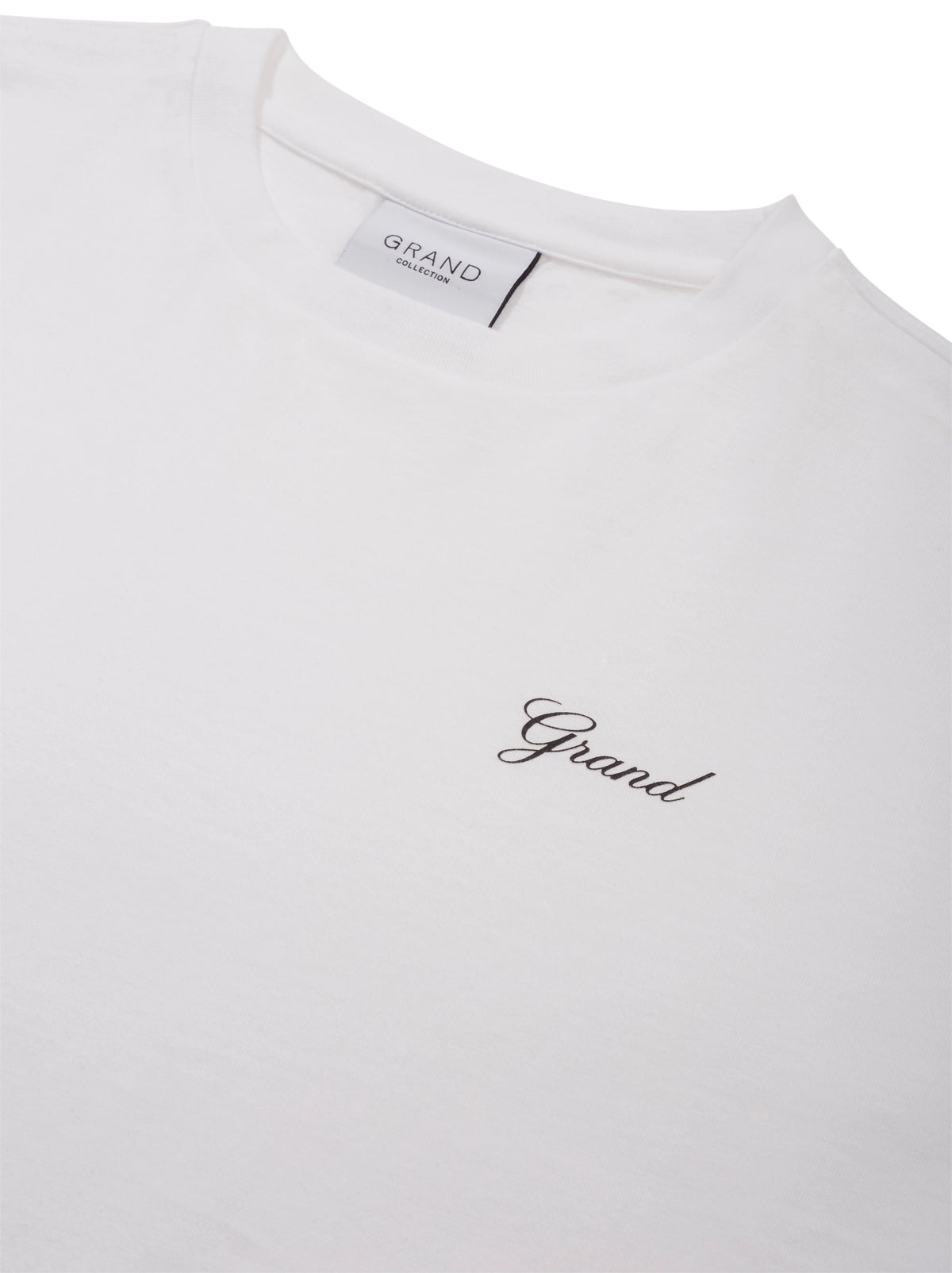 Grand Collection - Script Tee White