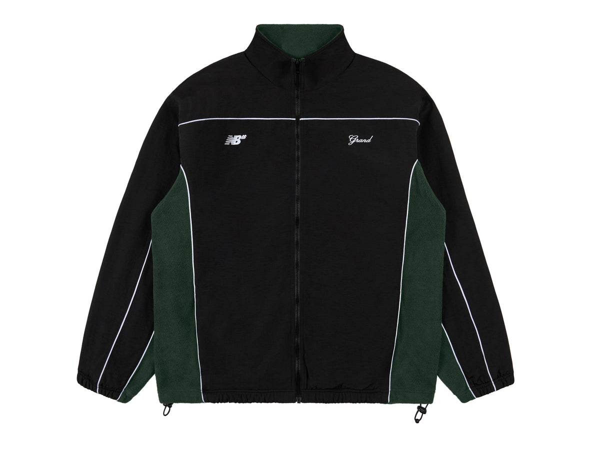 Grand Collection x New Balance Numeric - Nylon/Polar Fleece Jacket Black/Forest