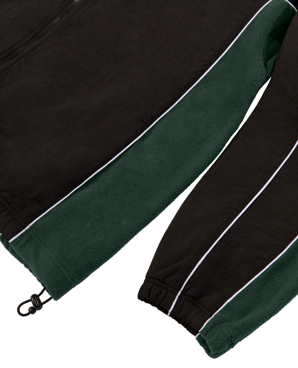 Grand Collection x New Balance Numeric - Nylon/Polar Fleece Jacket Black/Forest