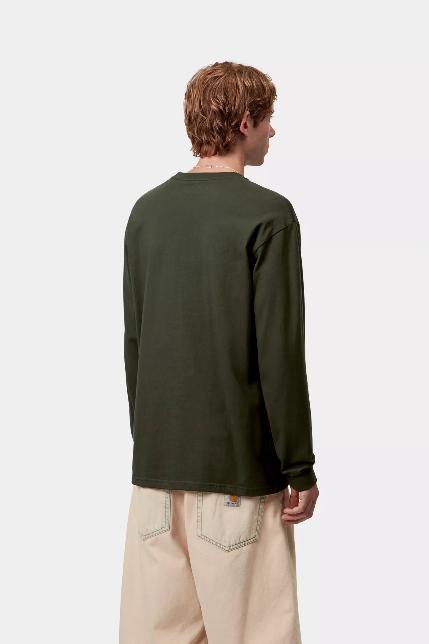 Carhartt - L/S Chase T-Shirt Olive / Gold