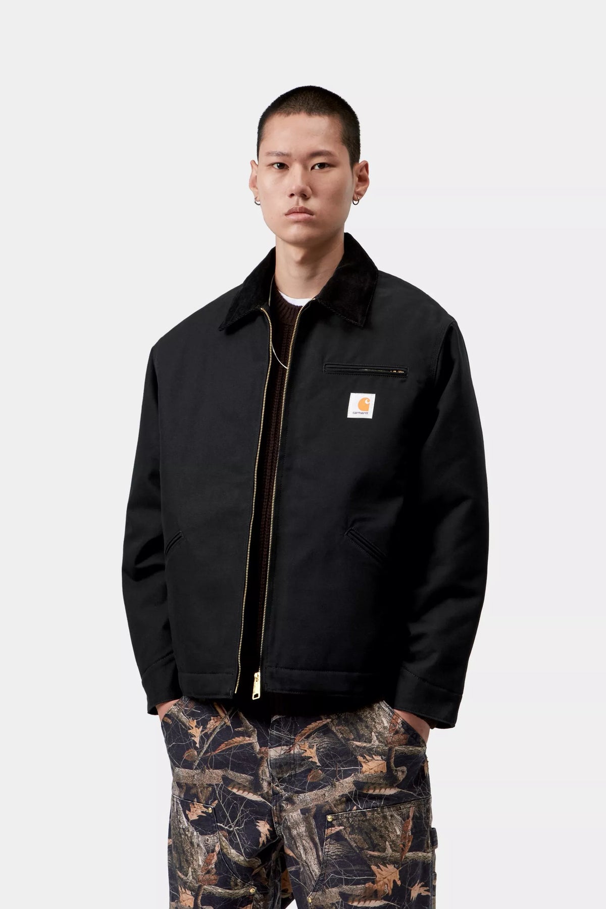 Carhartt - OG Detroit Jacket Winter Black / Black Rigid