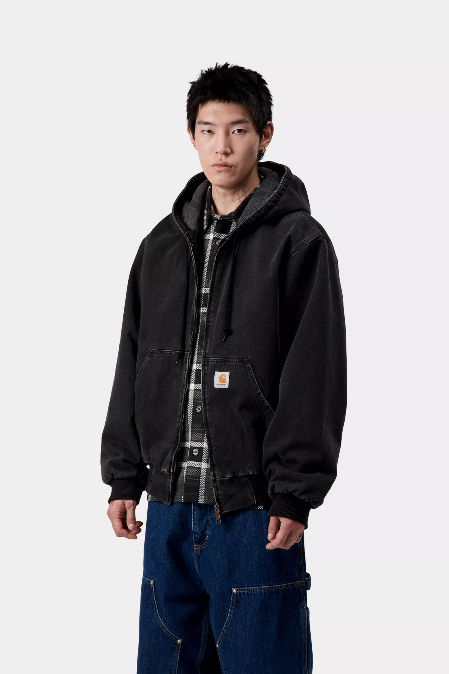 Carhartt - OG Active Jacket Black Stone Washed