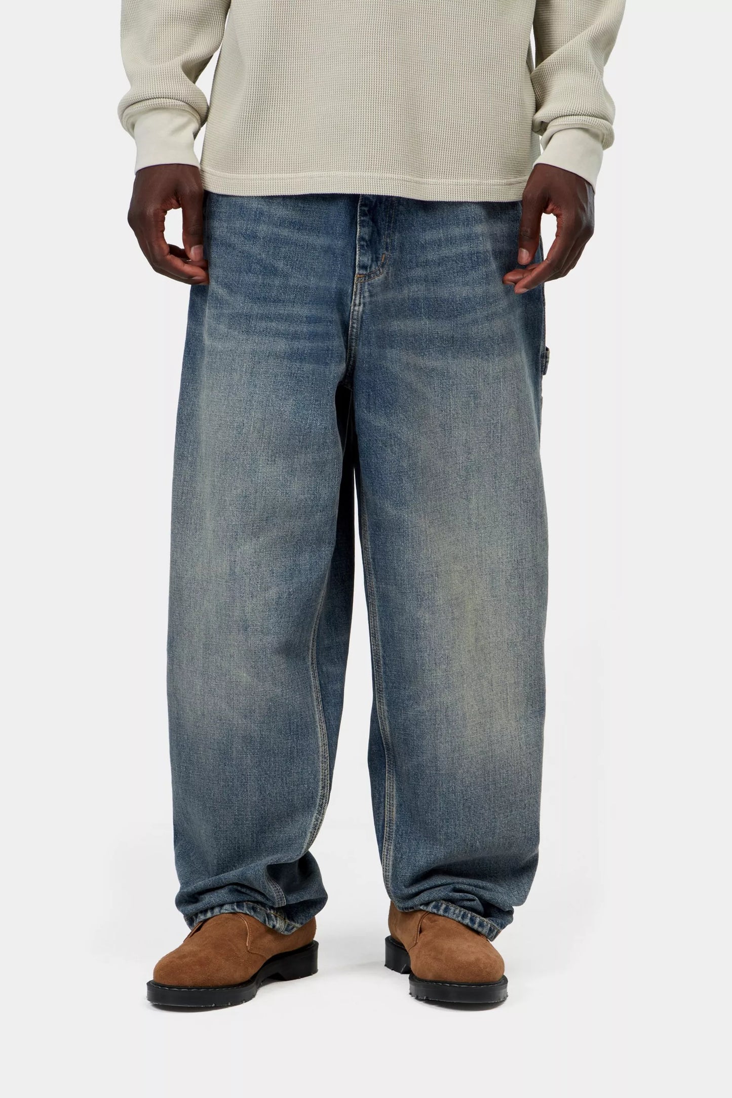 Carhartt - OG Single Knee Pant Blue Worn Used Wash