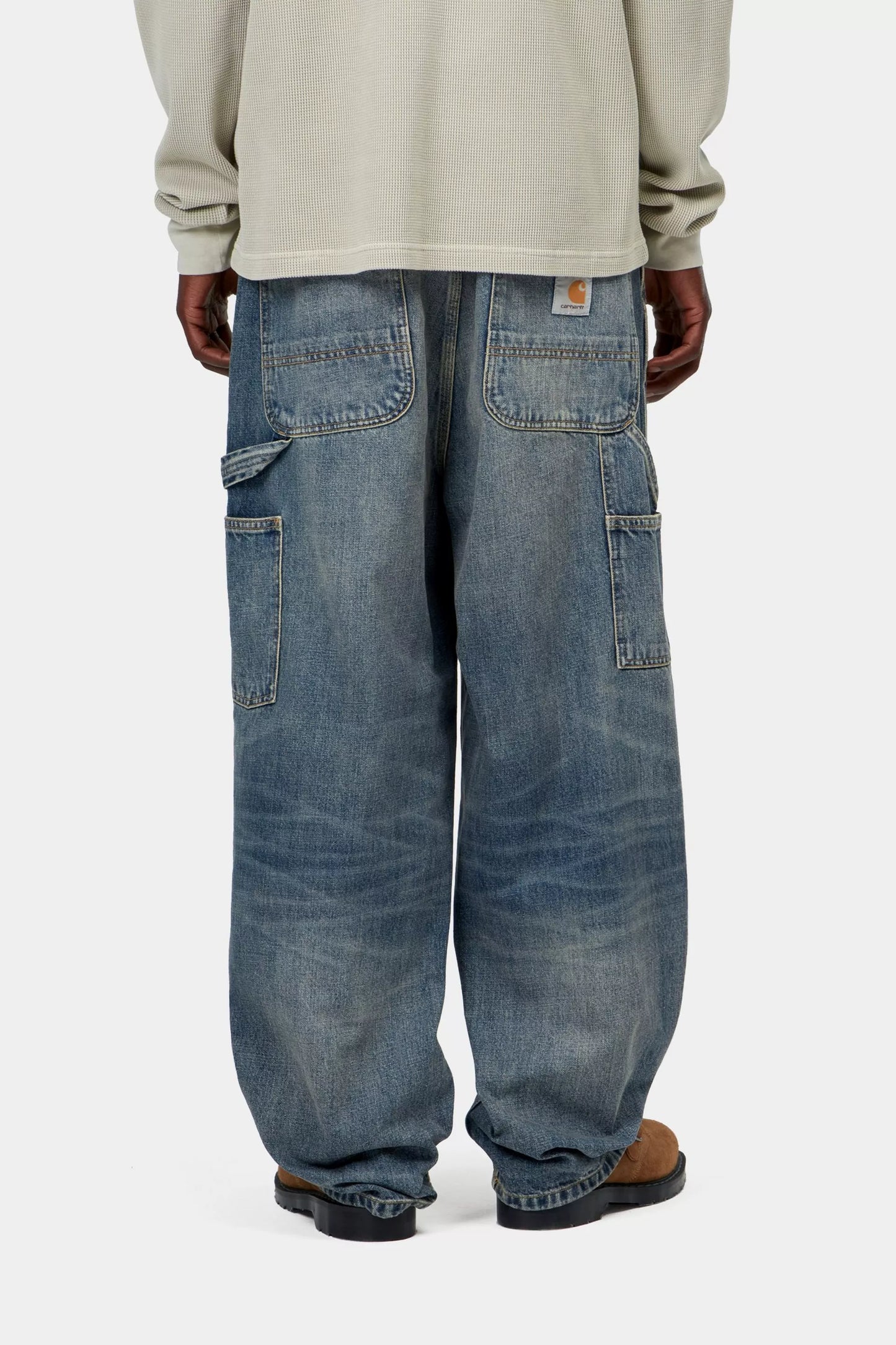 Carhartt - OG Single Knee Pant Blue Worn Used Wash