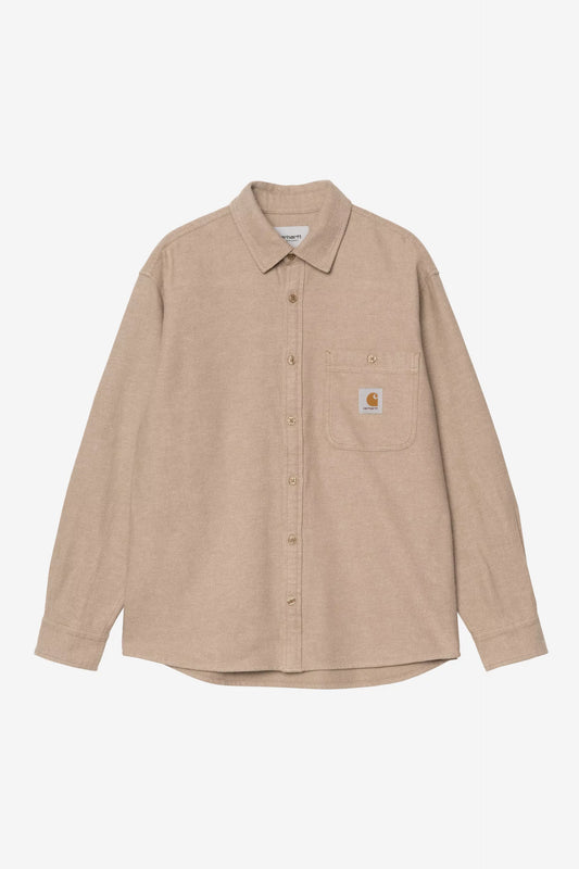 Carhartt - L/S Edgar Shirt Peanut / Wax