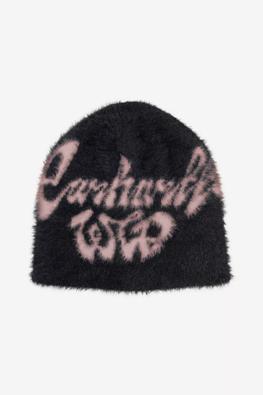Carhartt - Chedda Beanie Black / Glassy Pink