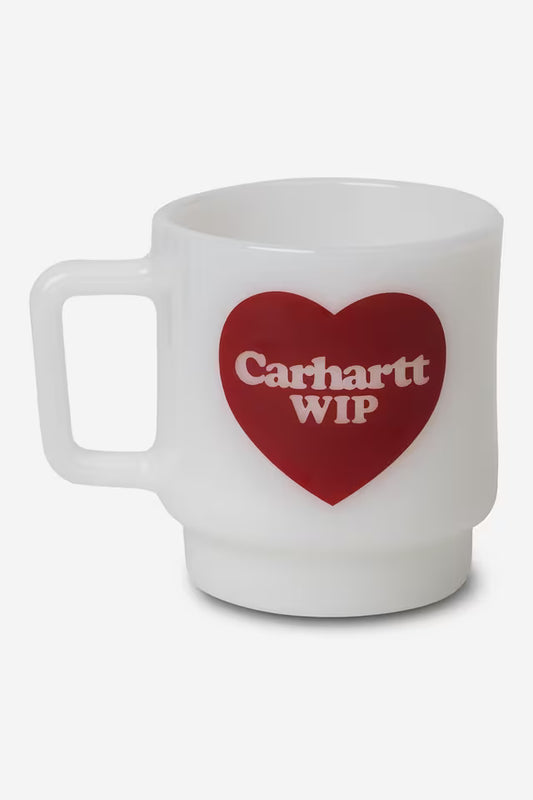Carhartt - Heart Glass Mug White