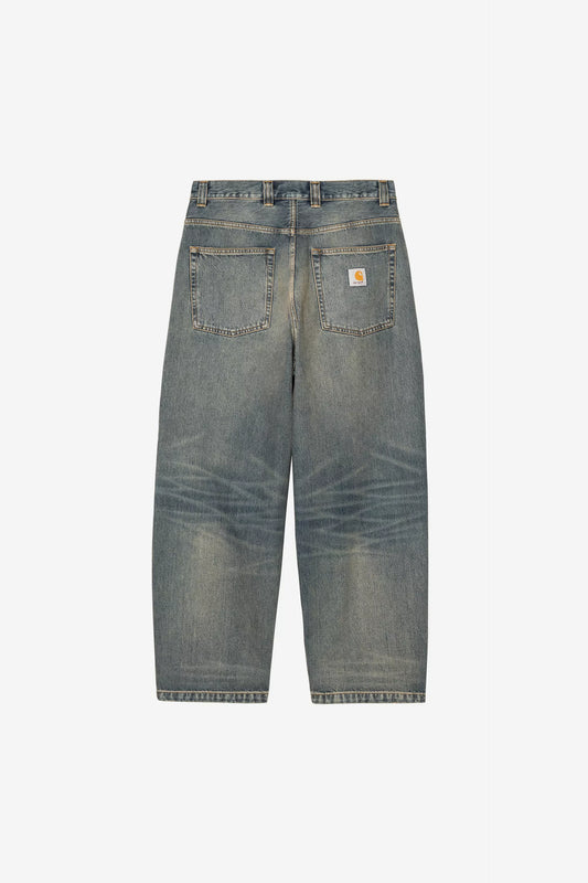 Carhartt - Brandon Pant Blue Worn Used Wash