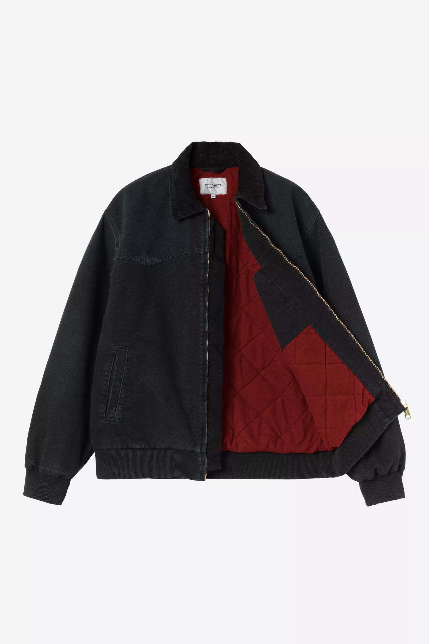 Carhartt - OG Santa Fe Jacket Black/Black Grind Washed
