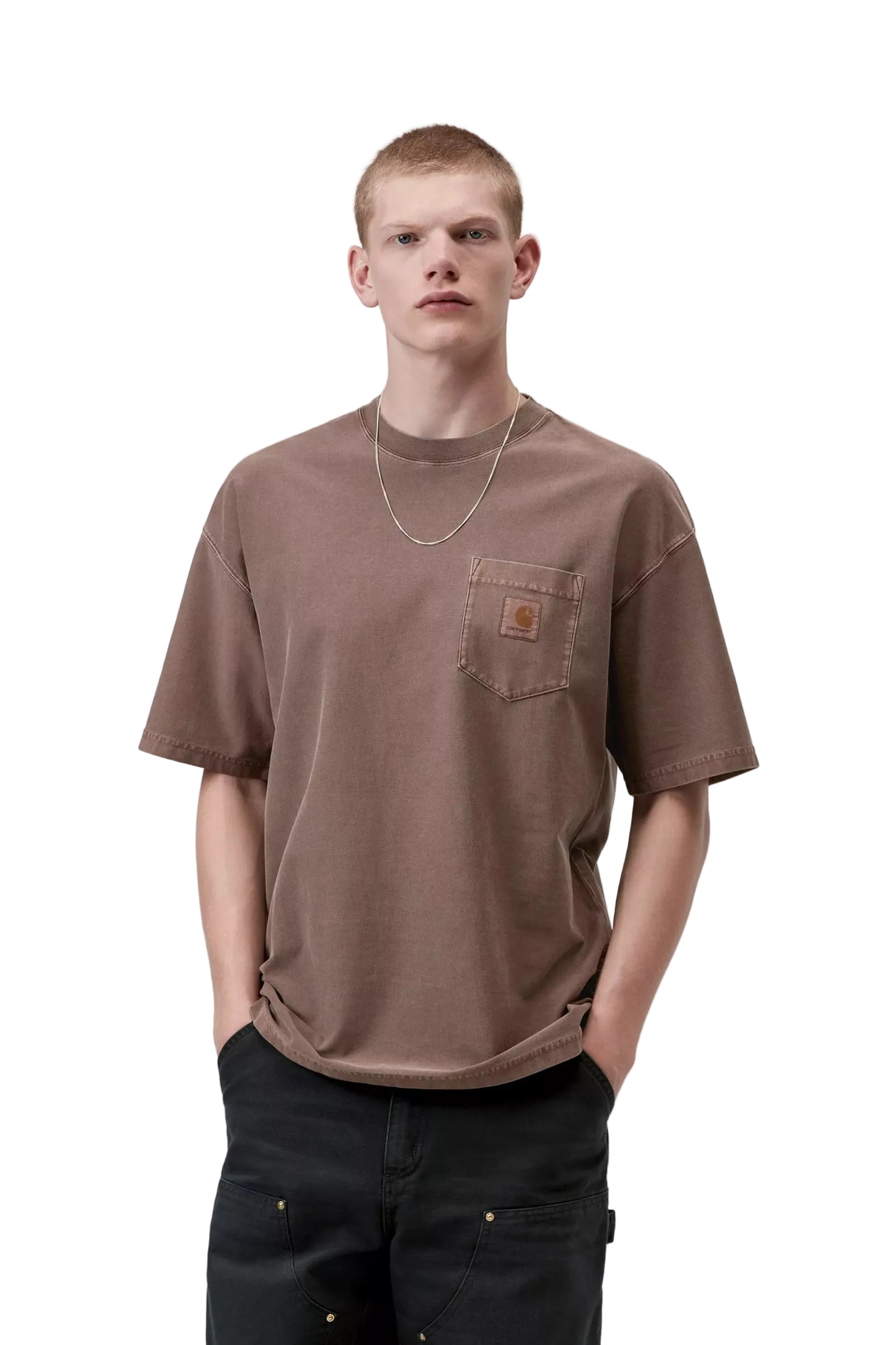 Carhartt - S/S Loose Pocket T-Shirt Tobacco Garment Dyed