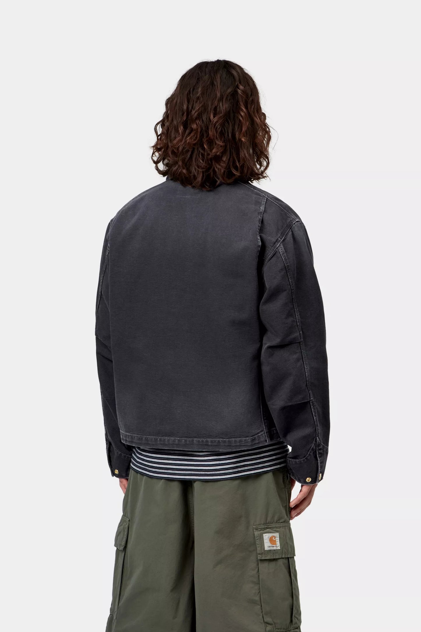 Carhartt - OG Arcan Jacket Black / Black destroy wash