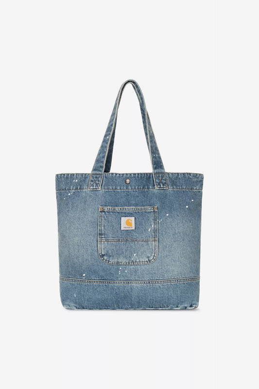 Carhartt - Denim Tote Blue Destroy Wash Splatter