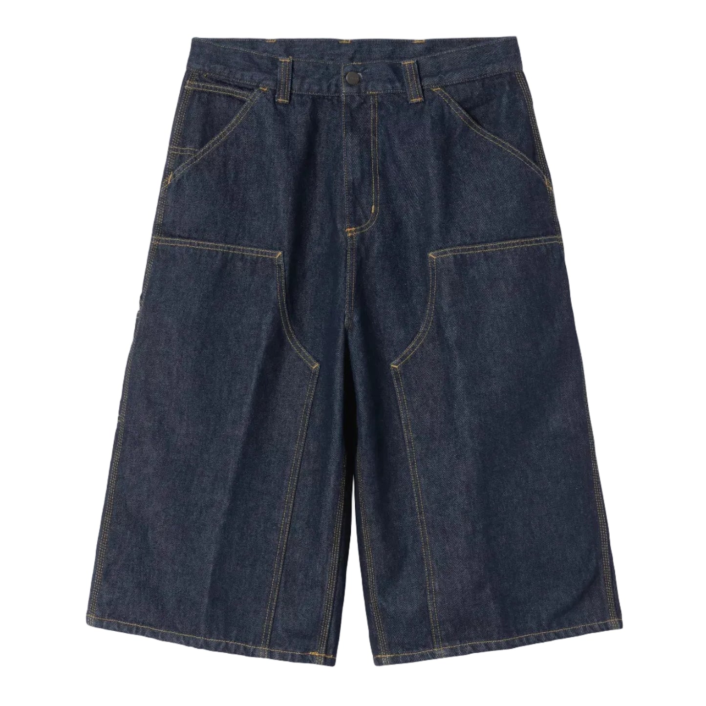 Carhartt - OG Double Knee Long Short Blue Rinsed