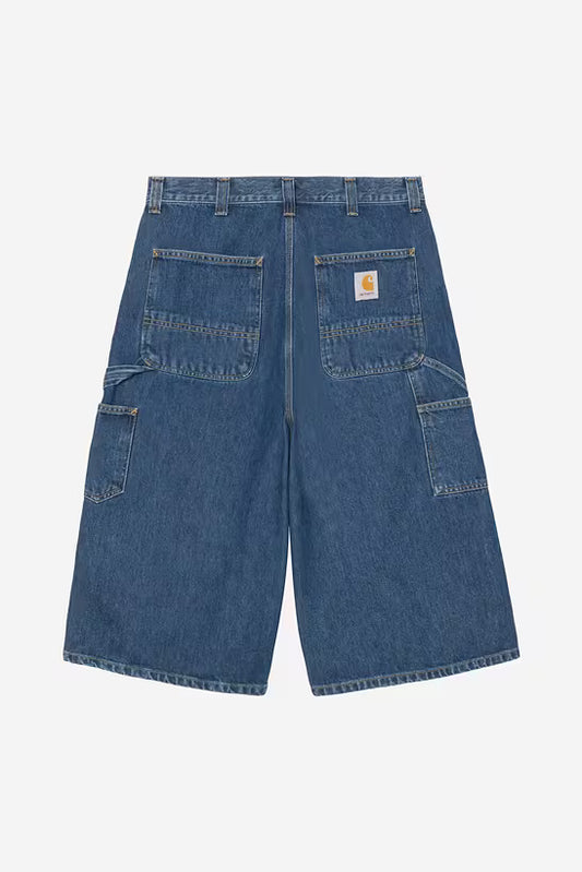 Carhartt - OG Double Knee Long Short Blue Stone Washed