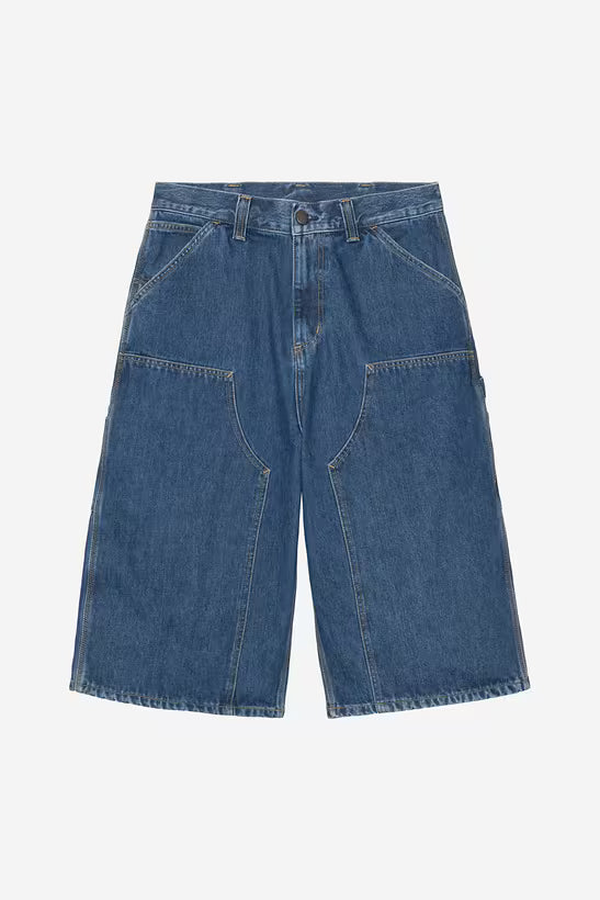 Carhartt - OG Double Knee Long Short Blue Stone Washed