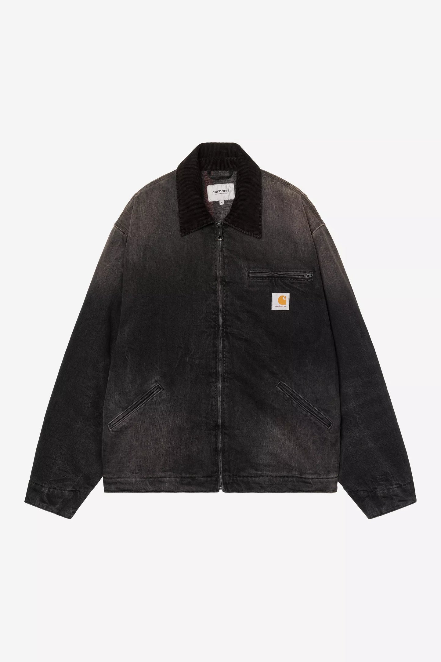 Carhartt - OG Detroit Jacket Black / Black Tobacco Used Wash