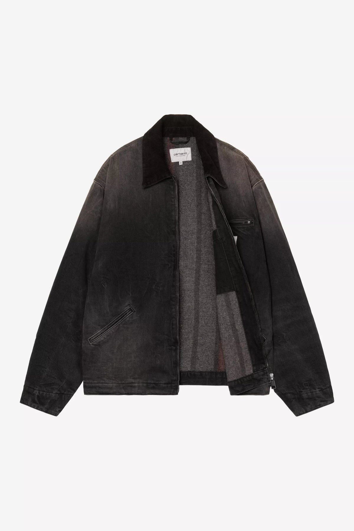 Carhartt - OG Detroit Jacket Black / Black Tobacco Used Wash