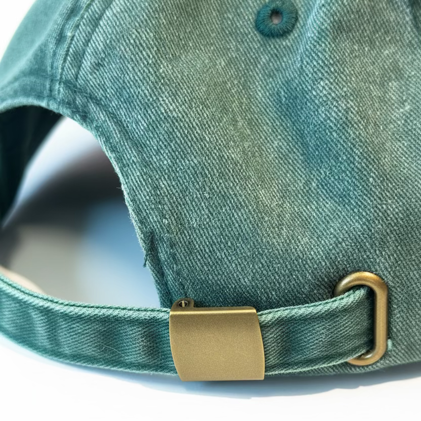 Tile Square - Square Logo Cap Washed Bottle Green