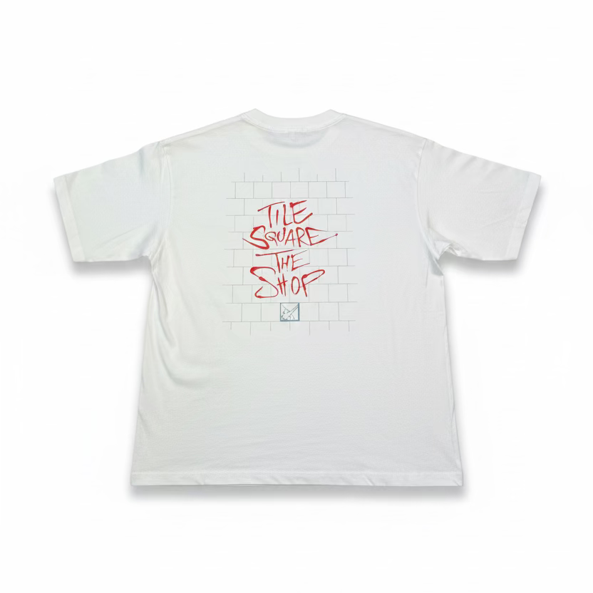 Tile Square - The Shop Tee White