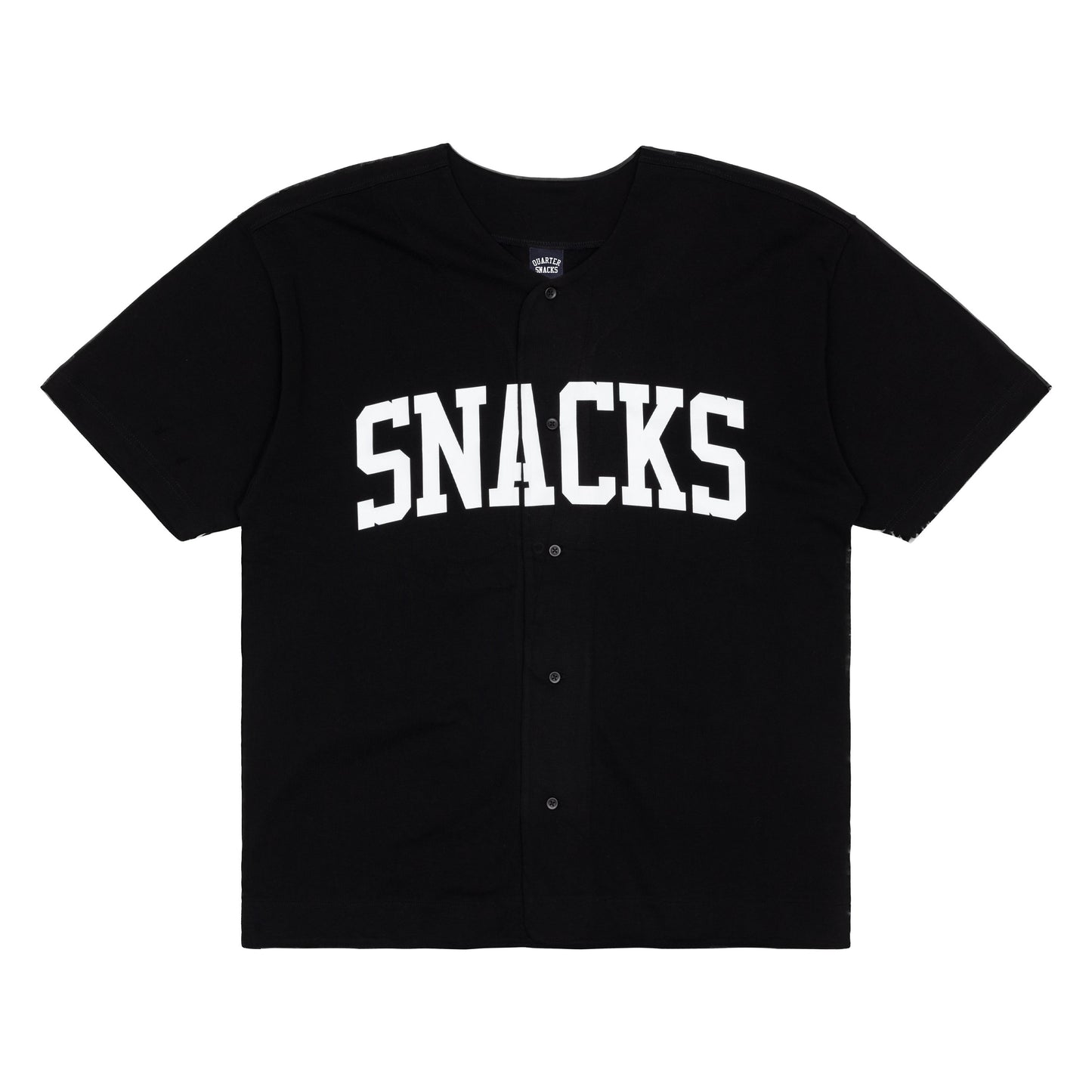 Quartersnacks - Cotton Baseball Jersey Black