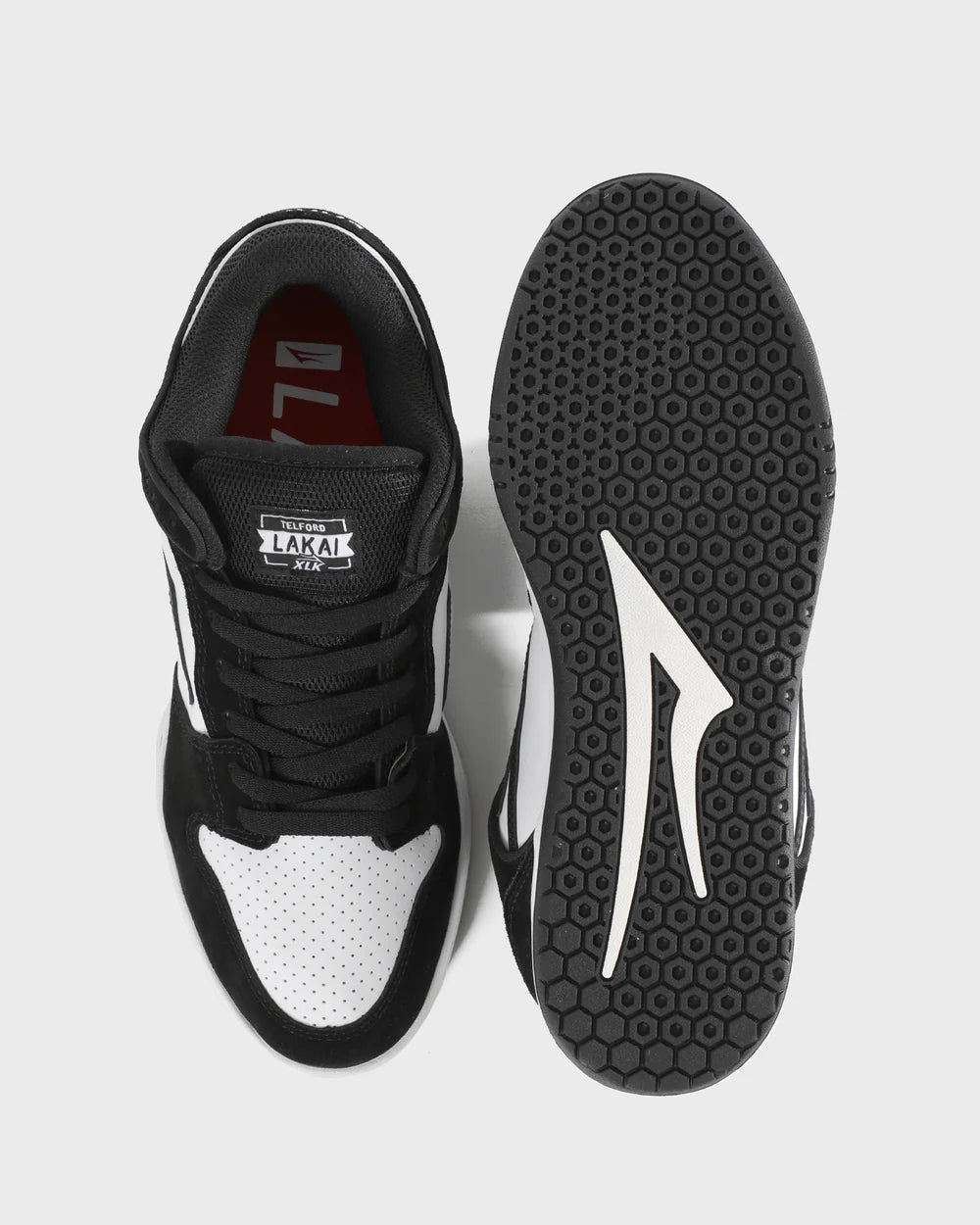 Lakai - Telford Low Black / White Leather