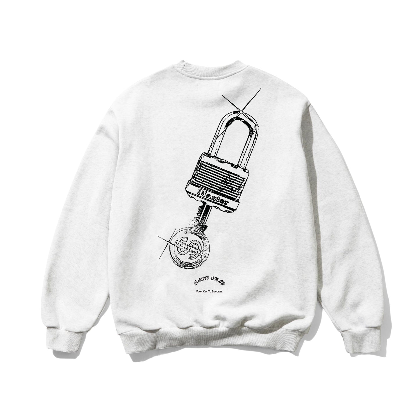 Cash Only - Locksmith Crewneck Ash