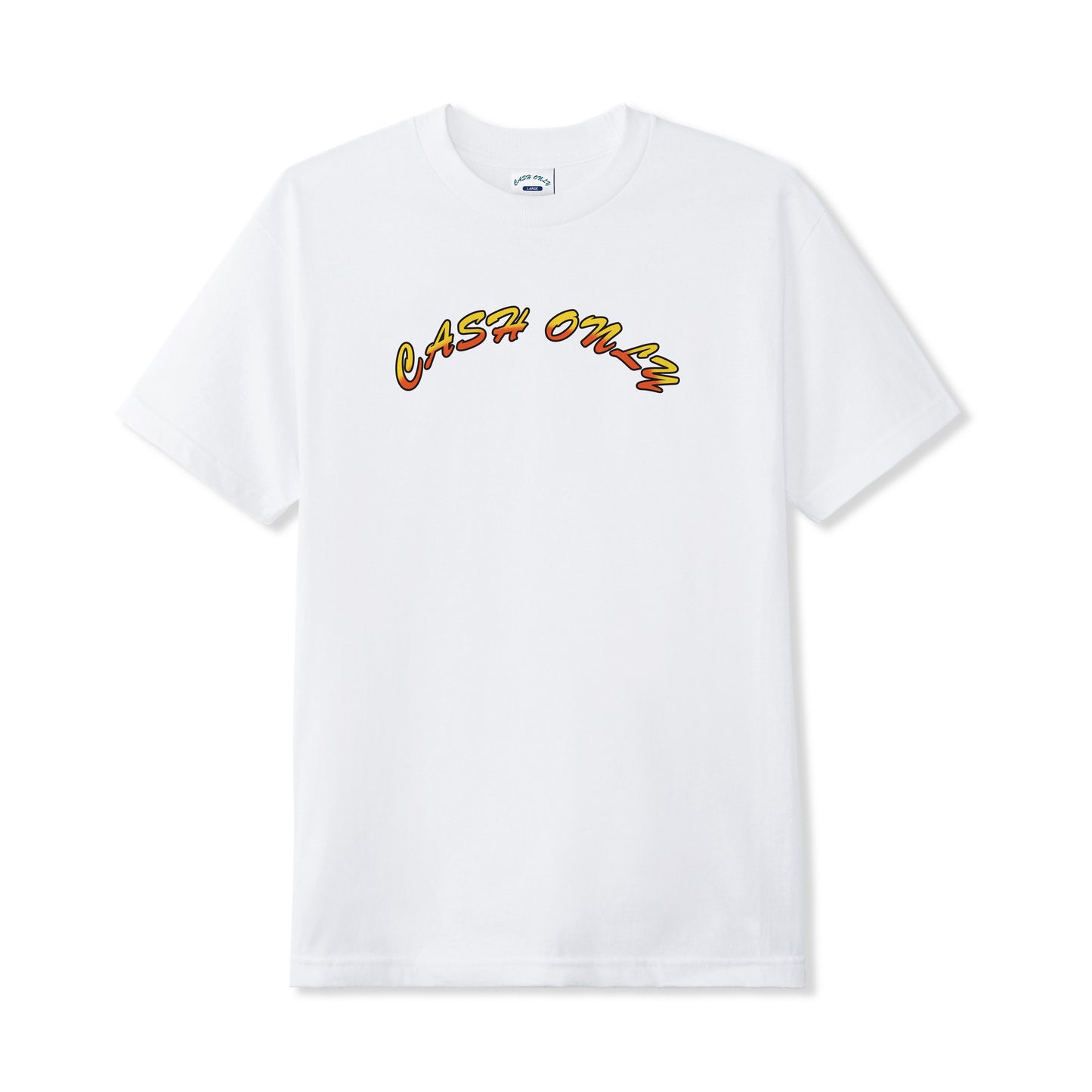 Cash Only - Logo Tee White