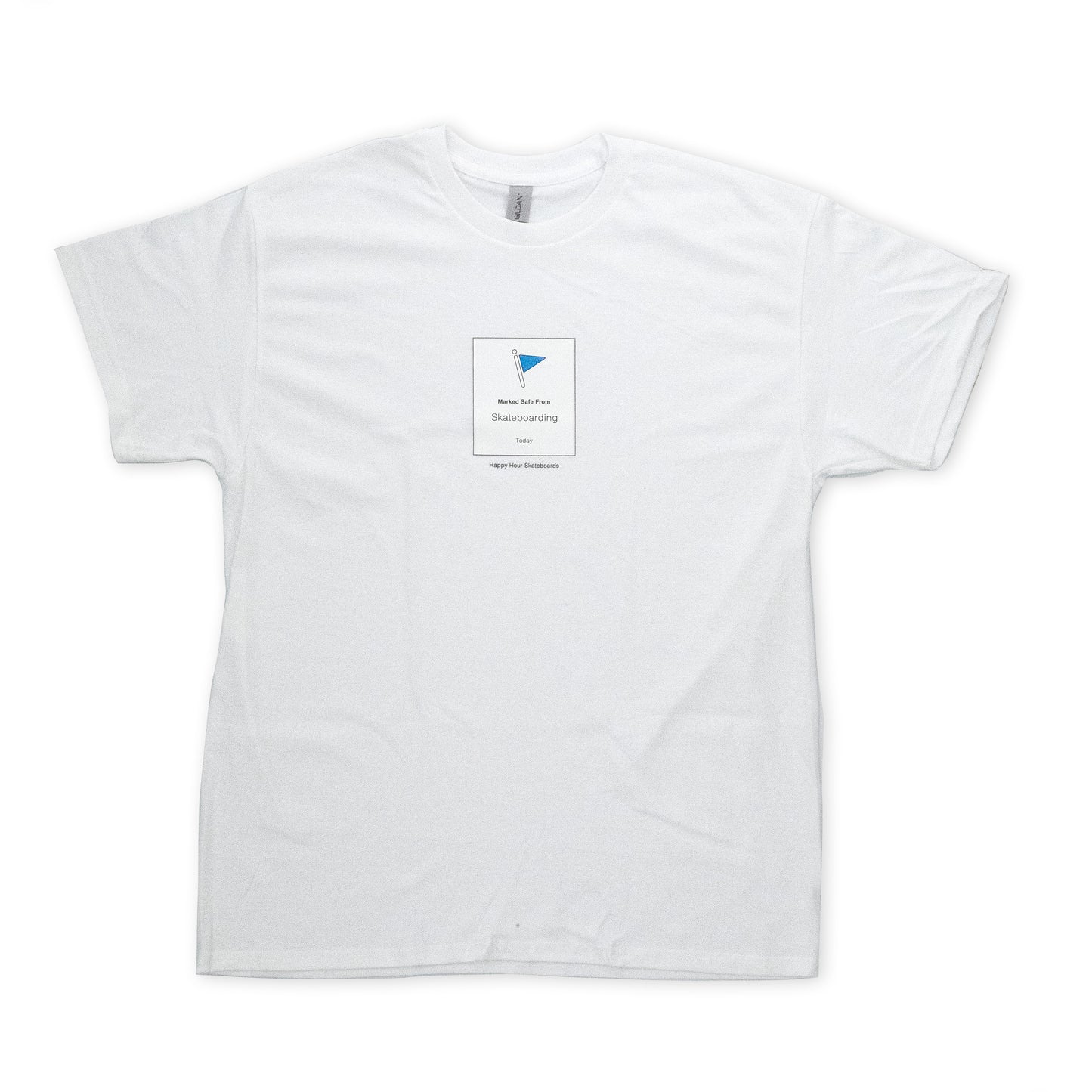 Happy Hour - Marked Safe Tee White
