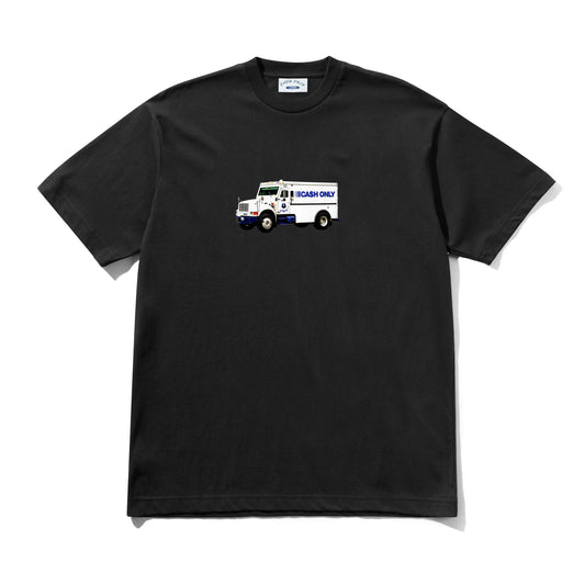 Cash Only - Money Truck Tee Black