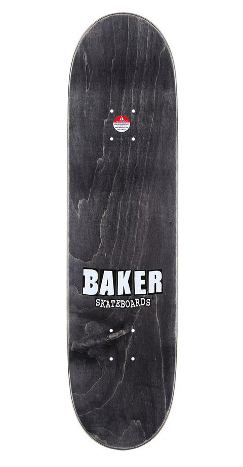 Baker - Brand Logo White 8.25"