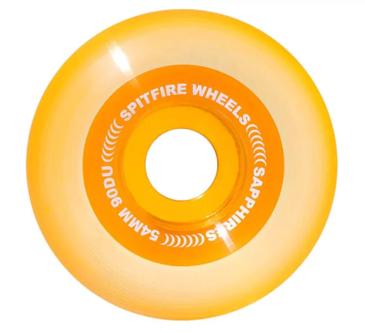Spitfire - Sapphire 90A Clear/Orange 54mm