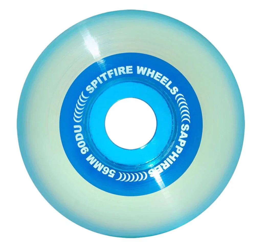 Spitfire - Sapphire 90A Clear/Blue 56mm