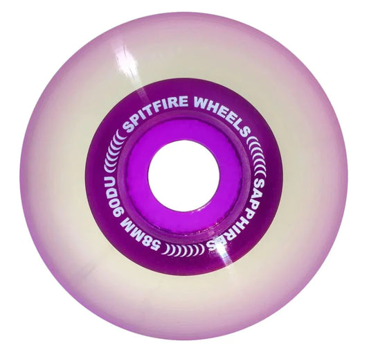 Spitfire - Sapphire 90A Clear/Purple 58mm