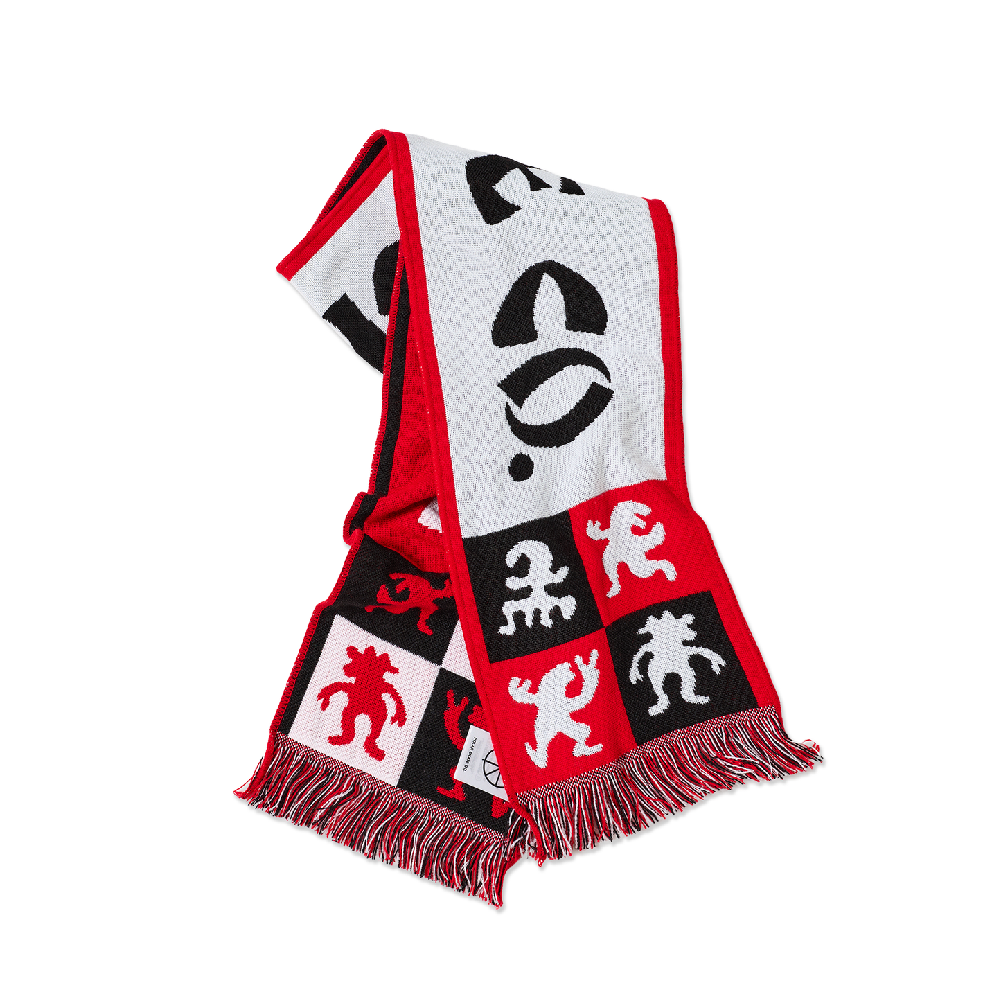 Polar - Checkers Football Scarf Red