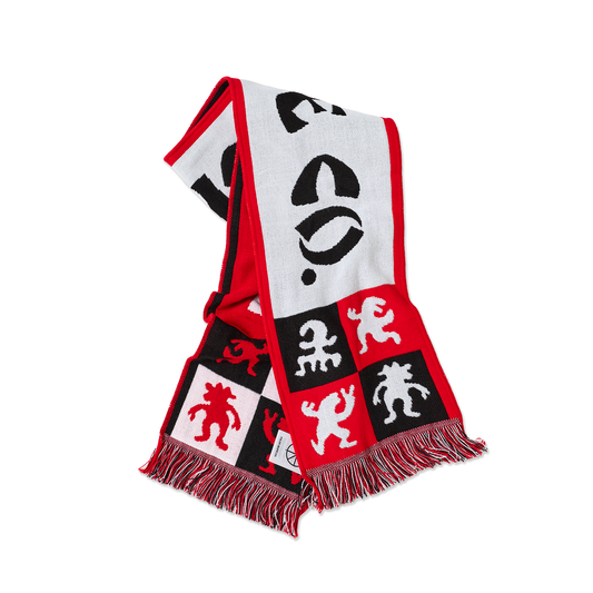 Polar - Checkers Football Scarf Red