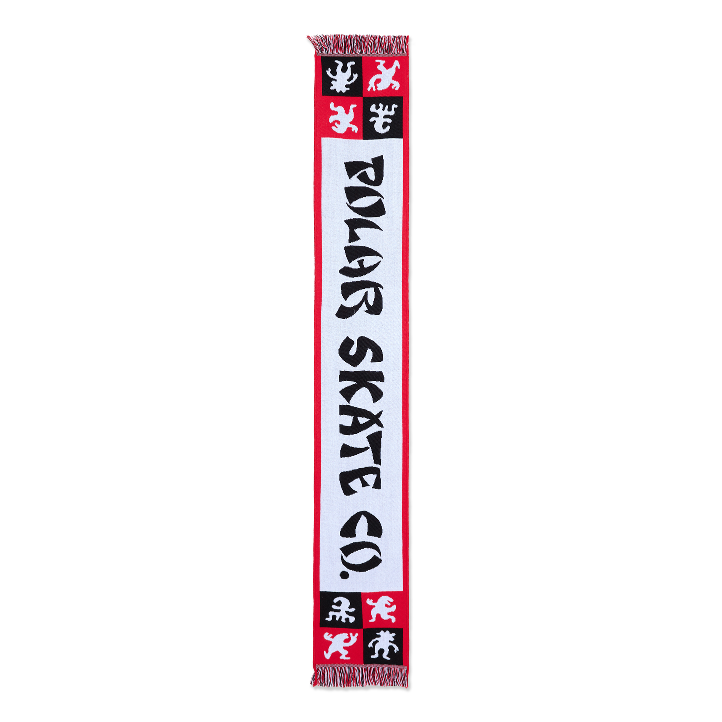 Polar - Checkers Football Scarf Red