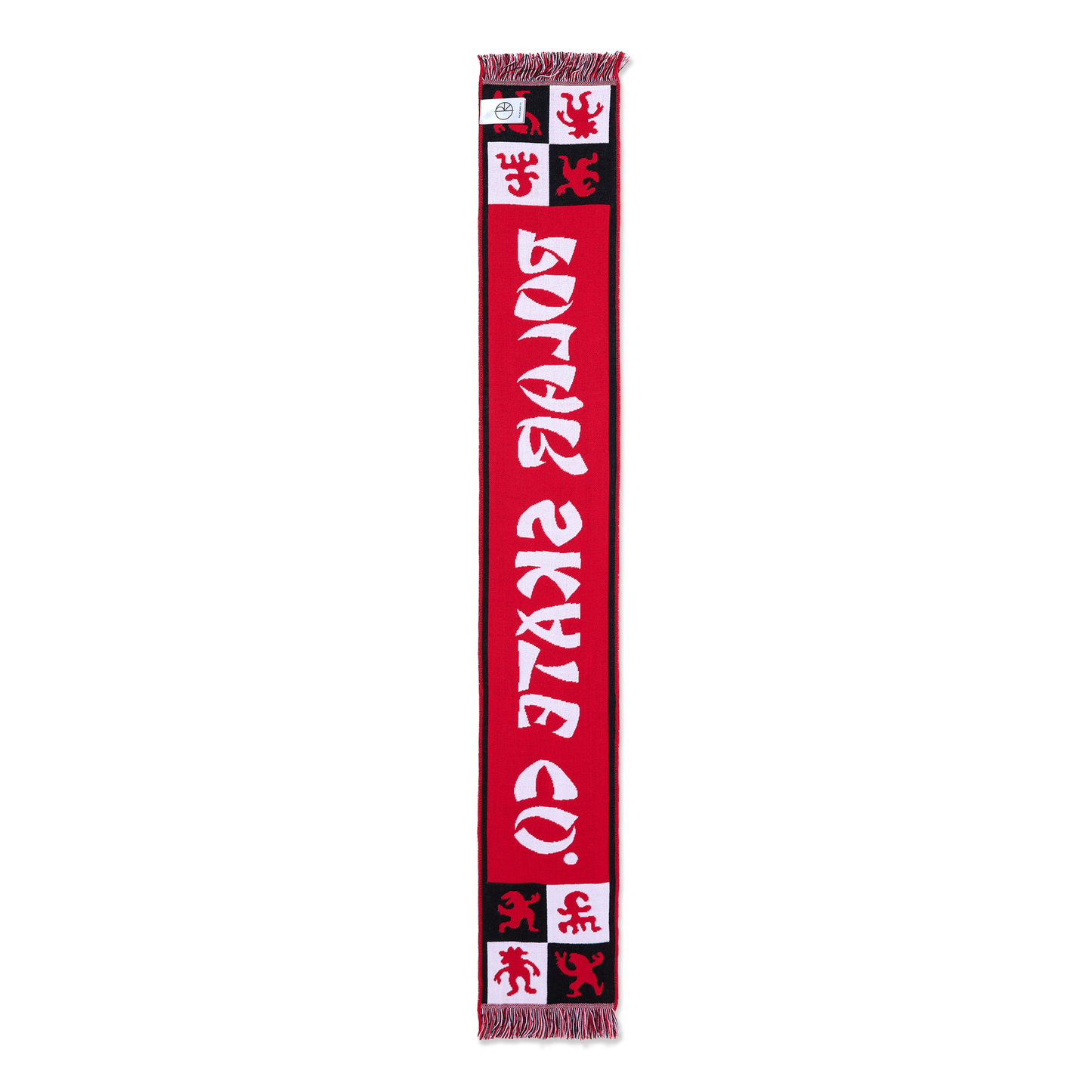 Polar - Checkers Football Scarf Red