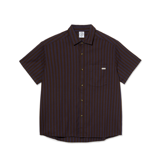 Polar - Mitchell Shirt Purple / Chocolate
