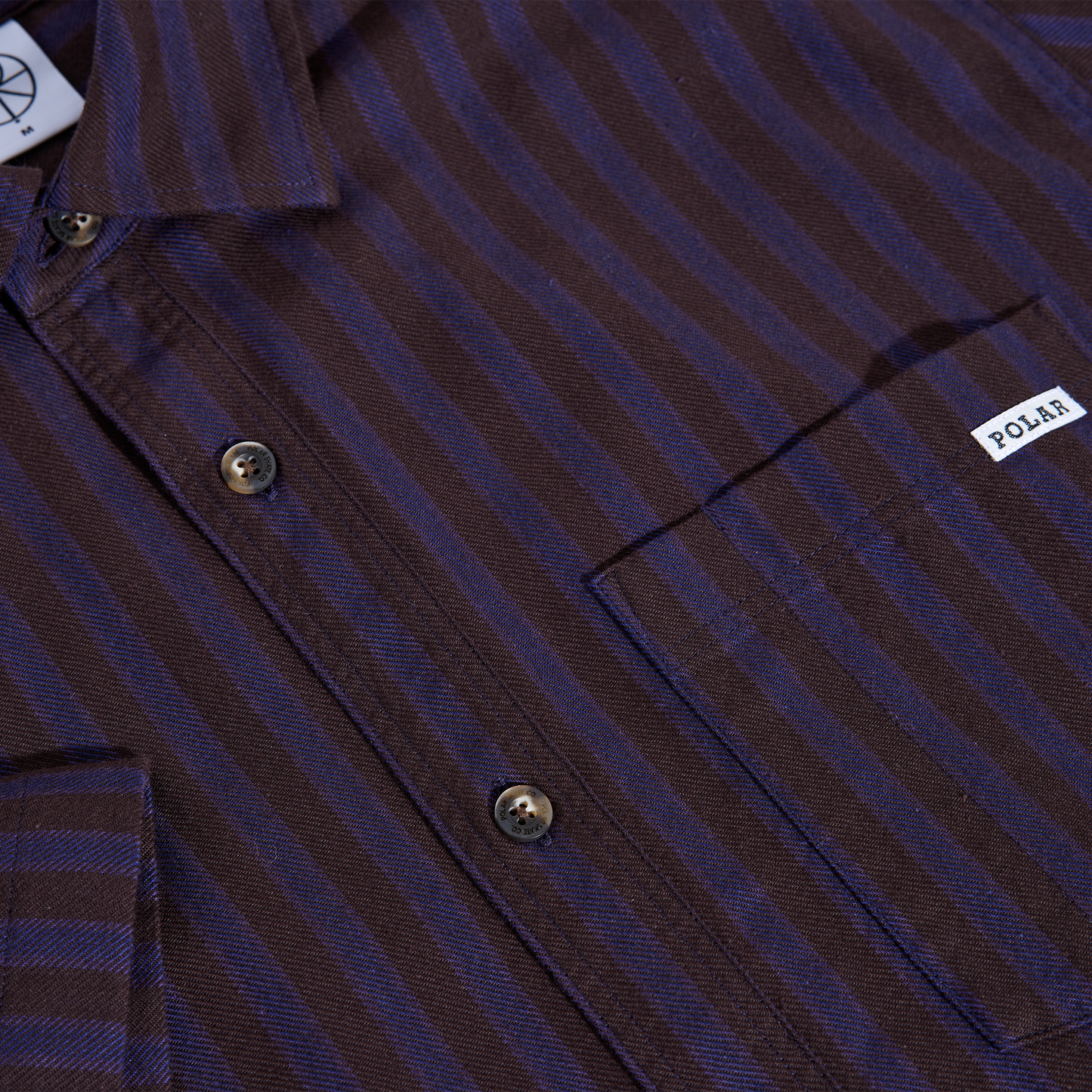 Polar - Mitchell Shirt Purple / Chocolate
