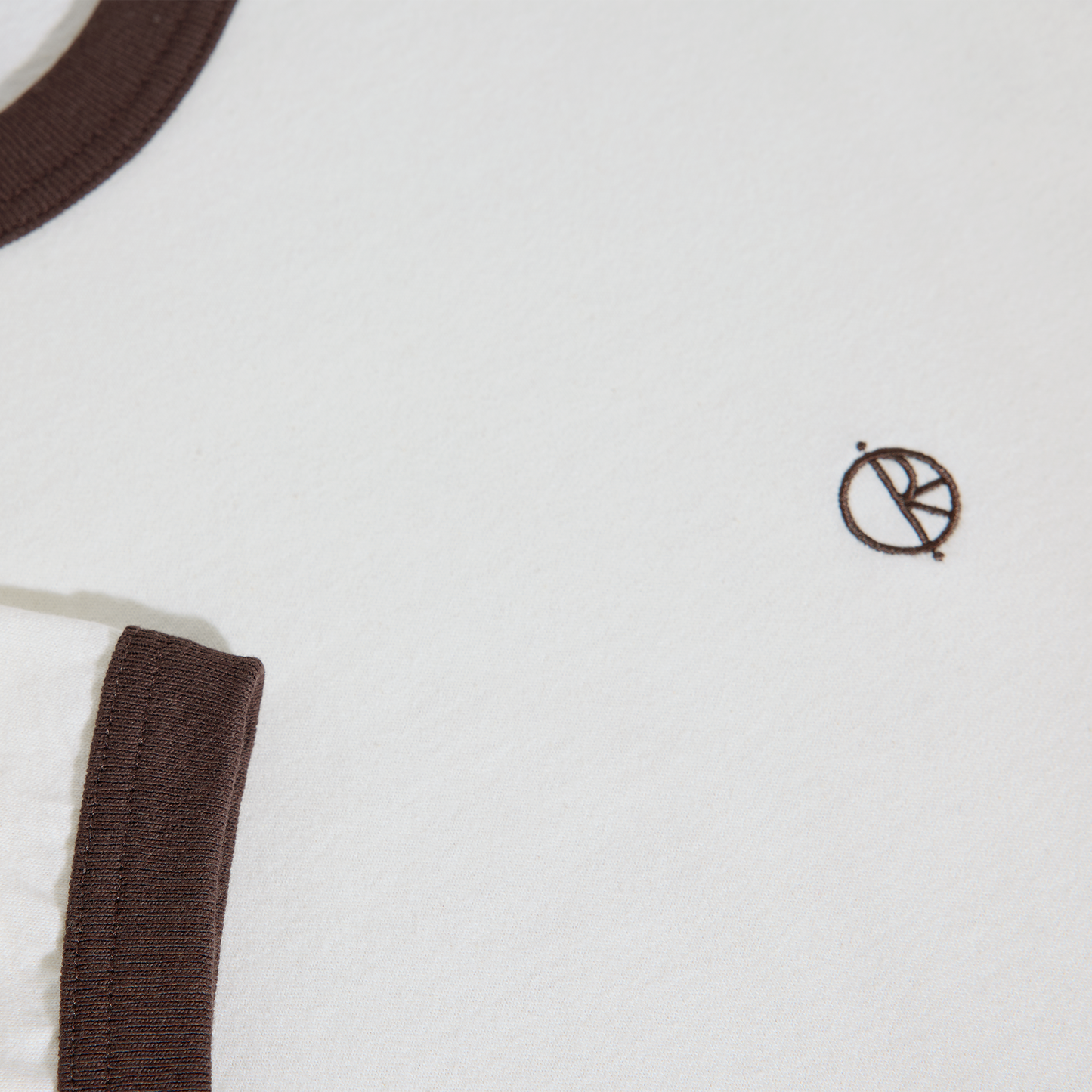 Polar - Ringer Tee Ivory / Chocolate