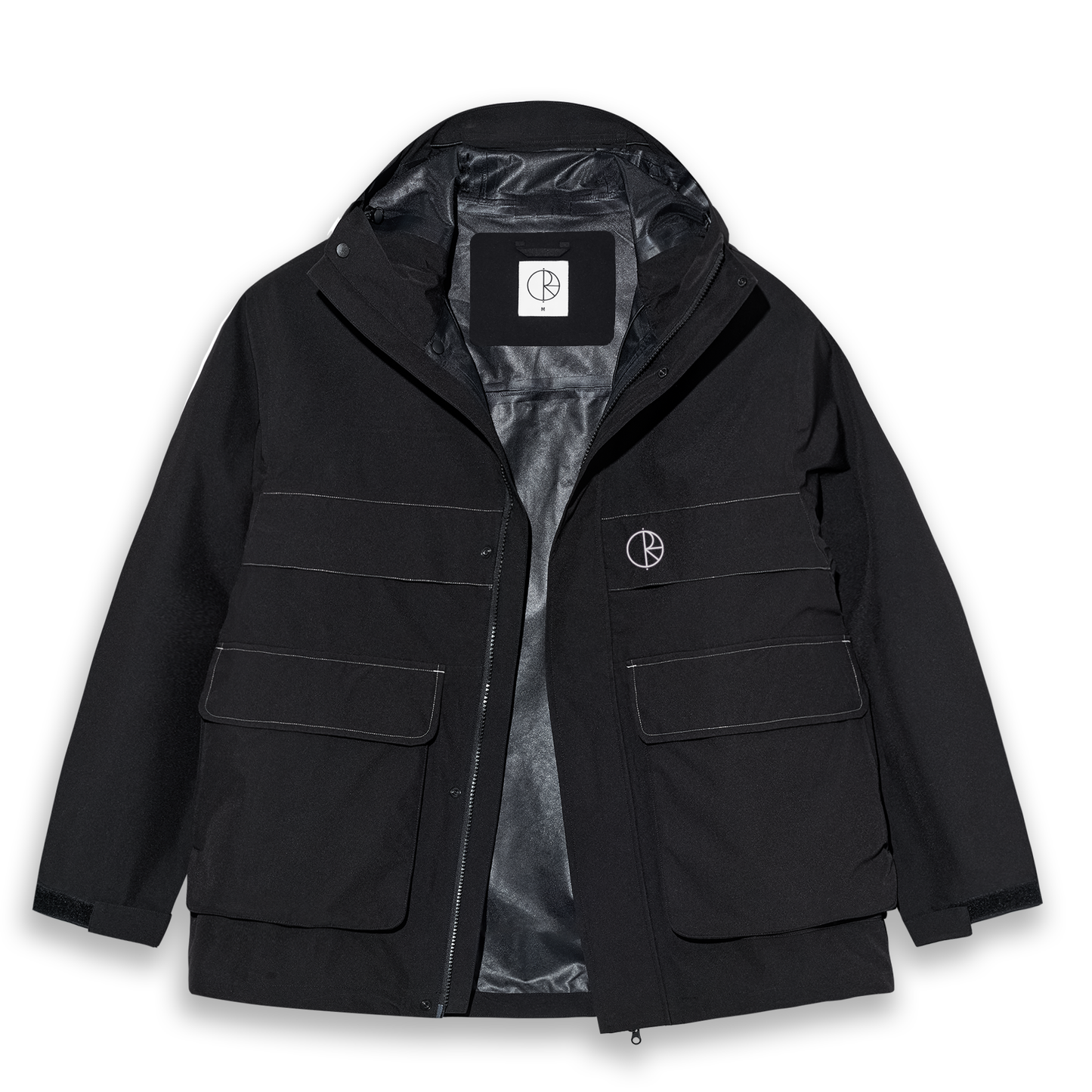 Polar - Cargo Shell Jacket Black / Silver