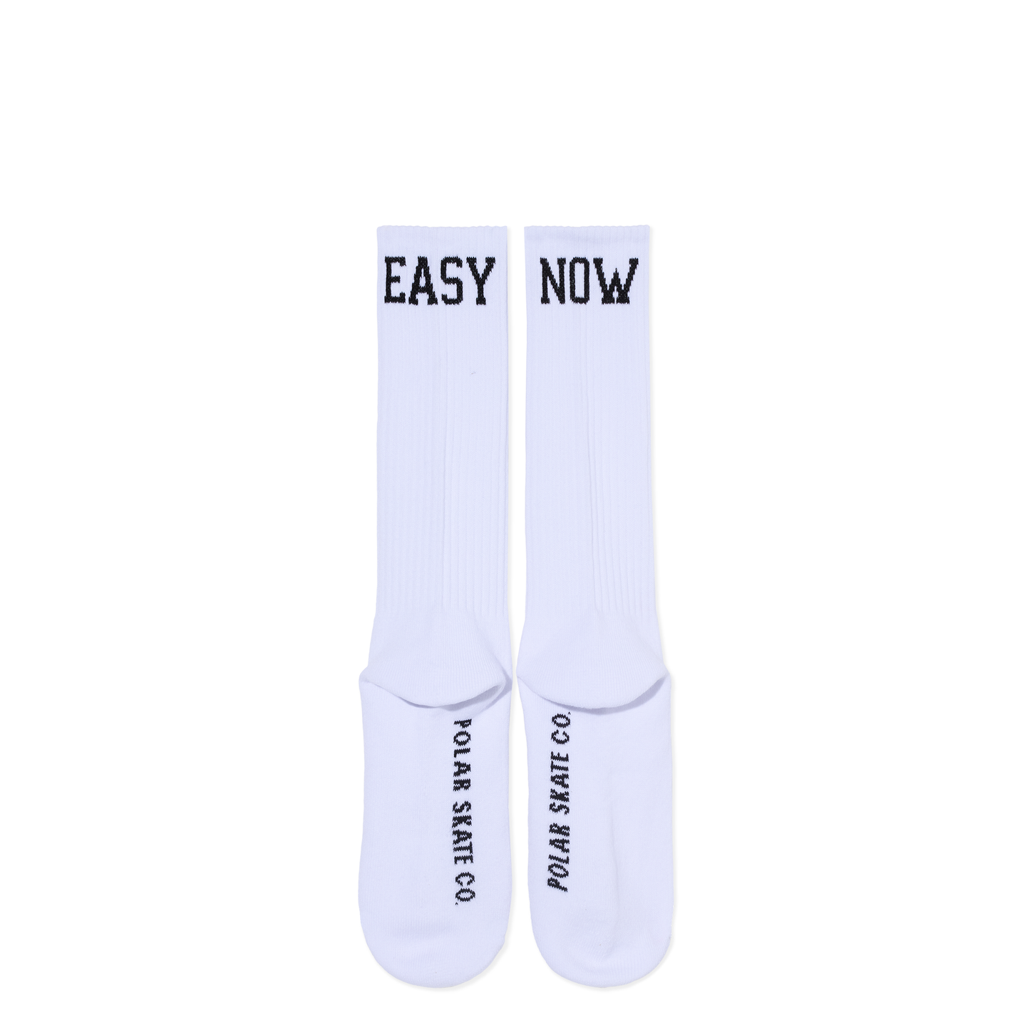 Polar - Rib Socks Easy Now White (Long)