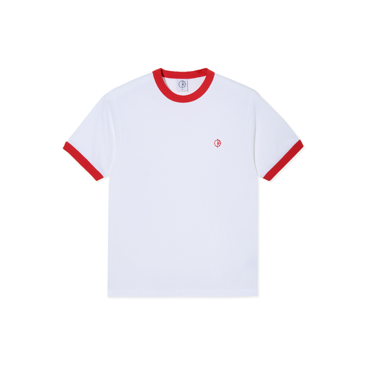 Polar - Ringer Tee White / Red