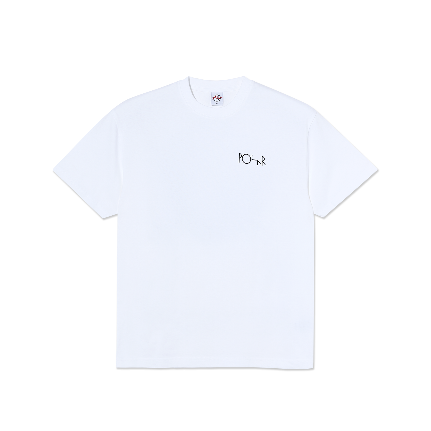 Polar - Fill Logo Tee Happy Sad White