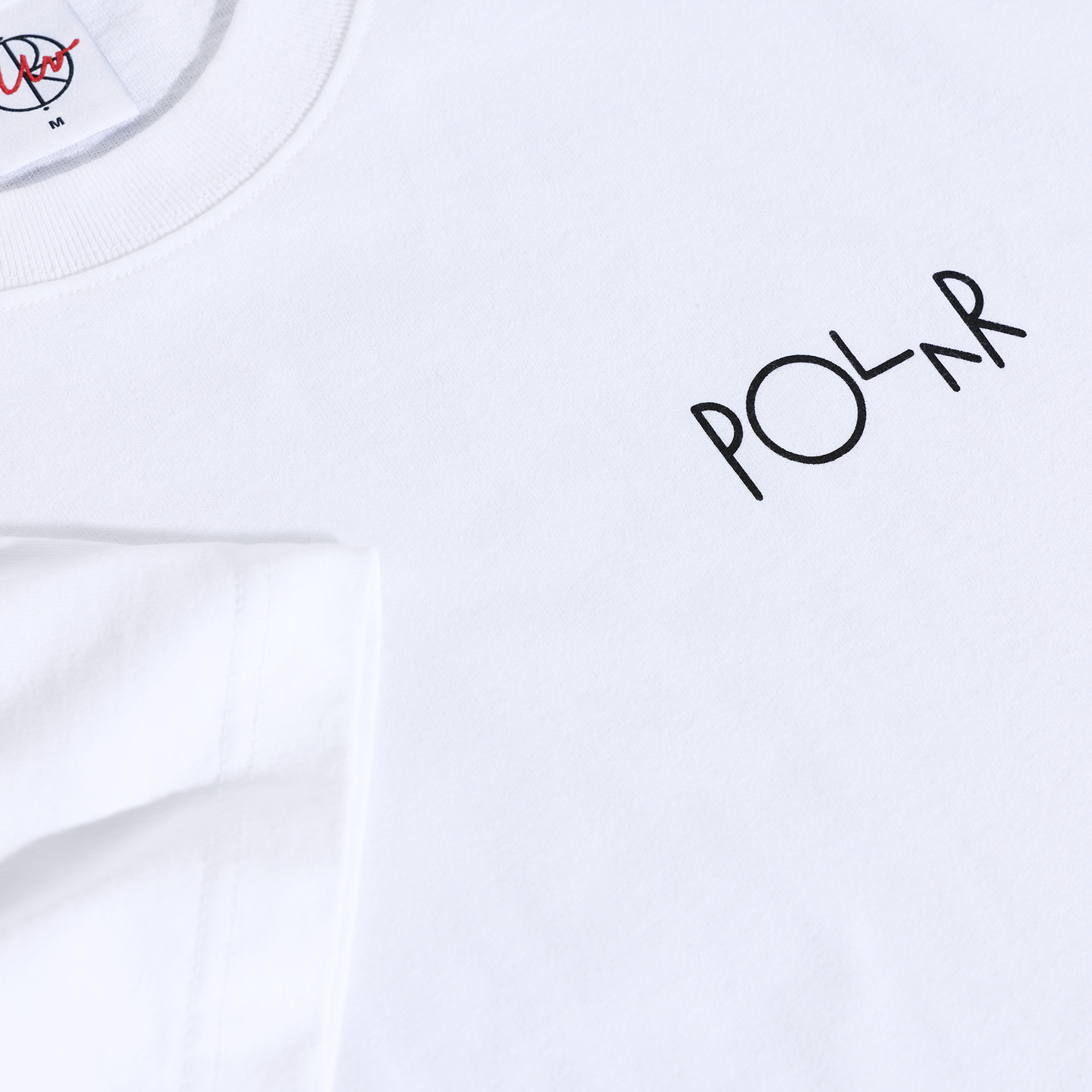 Polar - Fill Logo Tee Happy Sad White