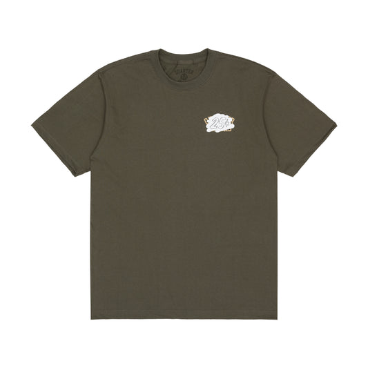 Quartersnacks - Whistler's Snackman Tee Olive