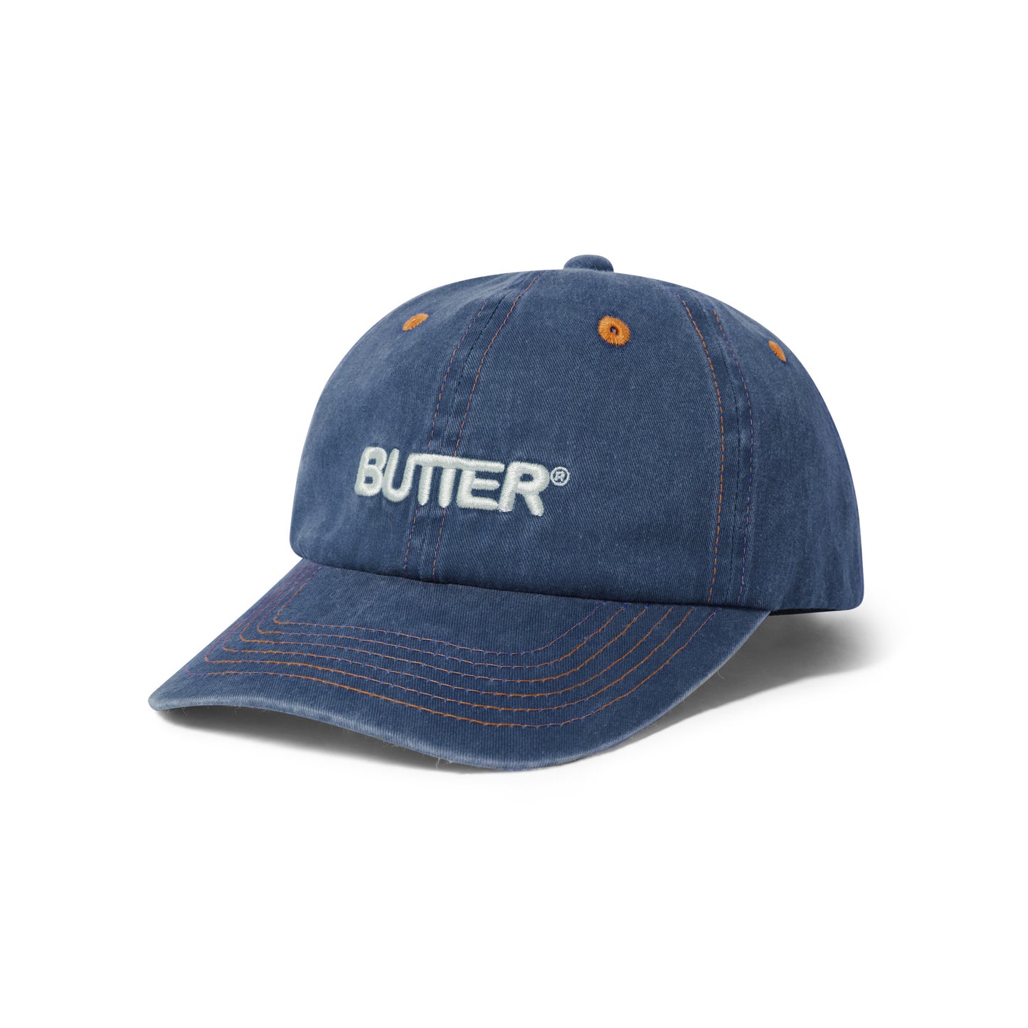 Butter Goods - Rounded Logo 6 Panel Cap Slate