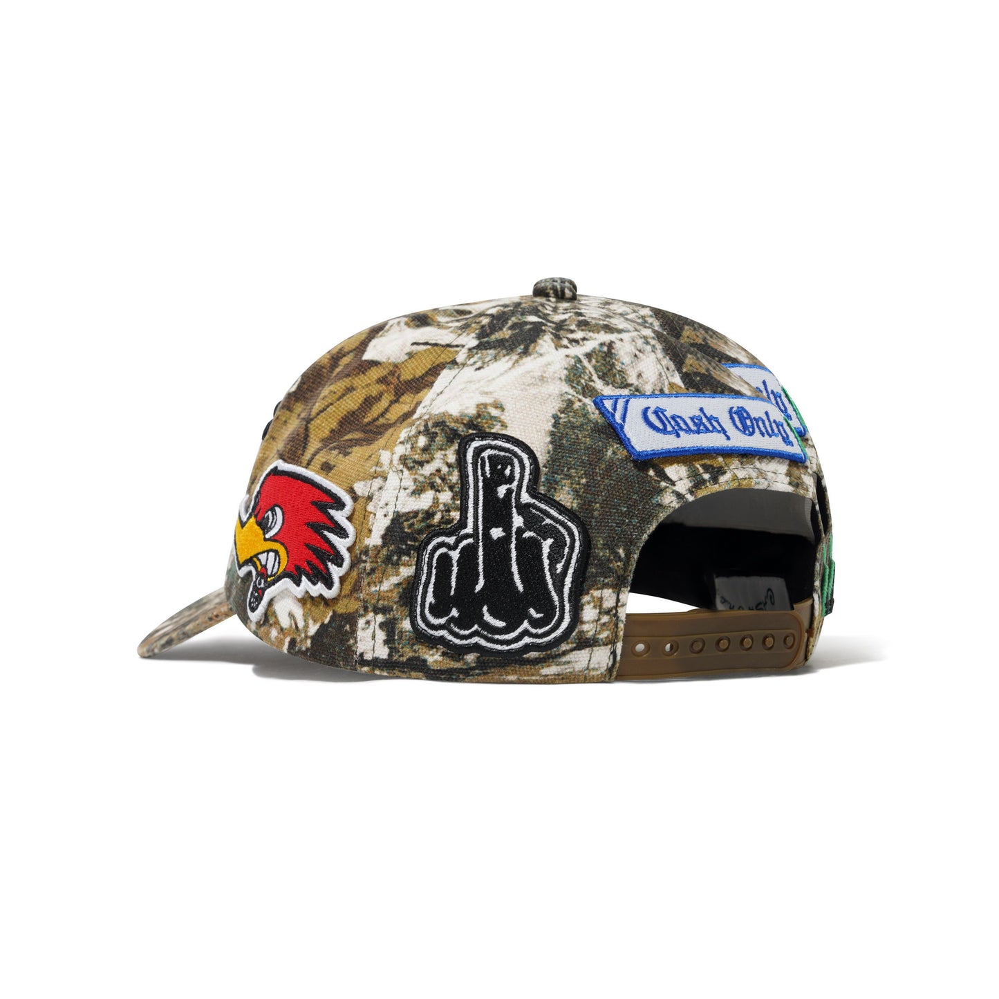 Cash Only - Service 6 Panel Cap Forest Camo