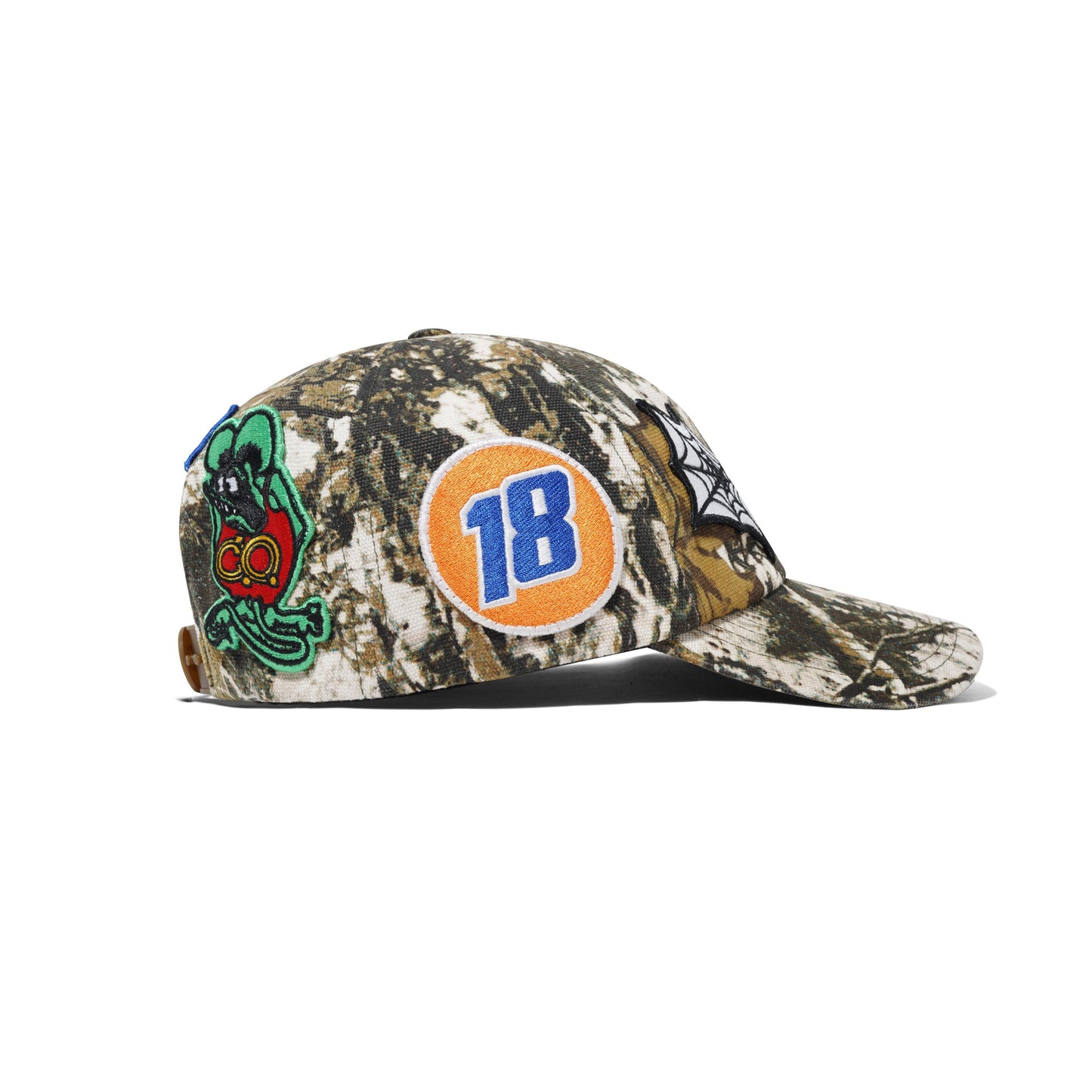 Cash Only - Service 6 Panel Cap Forest Camo
