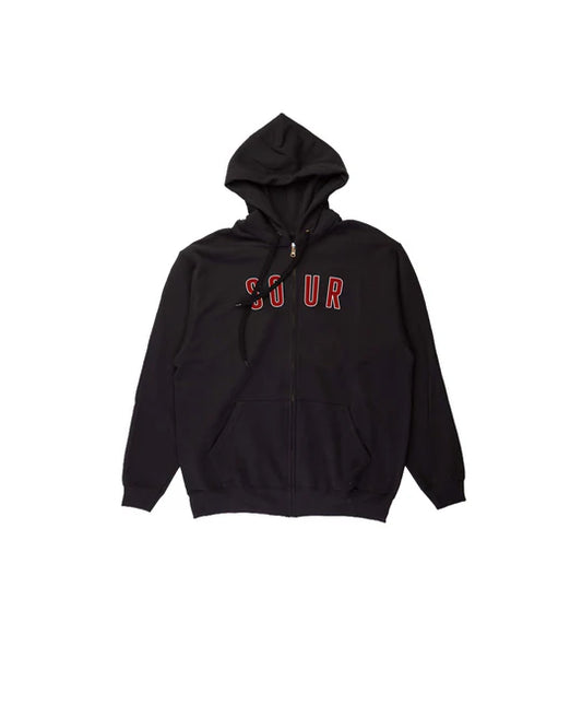 Sour - Army Zip Hoodie Black